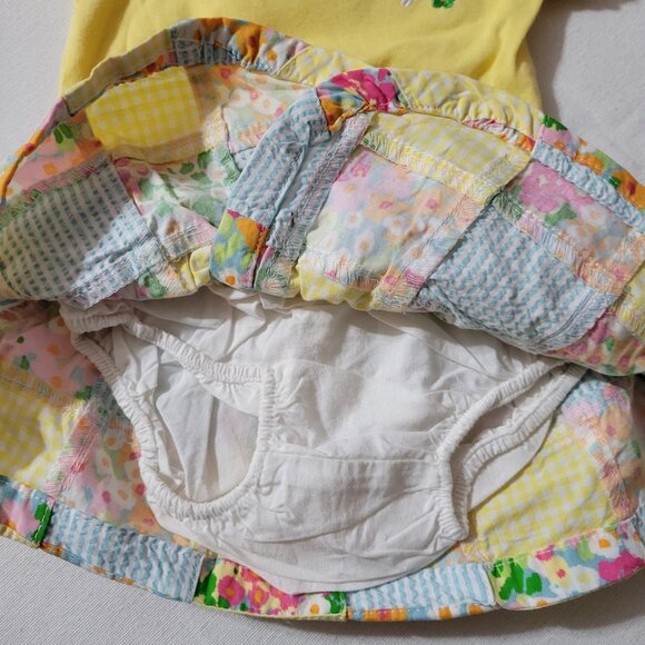 Crazy 8 Baby 8 0-3 month NWT Baby Flower {Spring Break} 2010 Bodysuit Skirted Bl - Picture 3 of 4